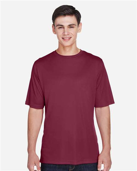 Team 365 Men’s Zone Performance t-shirt with a lightweight, breathable design and athletic fit. Features moisture-wicking fabric, ideal for workouts, sports, or everyday wear.