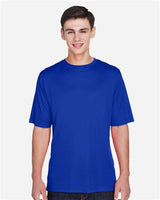 Team 365 Men’s Zone Performance t-shirt with a lightweight, breathable design and athletic fit. Features moisture-wicking fabric, ideal for workouts, sports, or everyday wear.