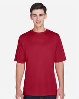 Team 365 Men’s Zone Performance t-shirt with a lightweight, breathable design and athletic fit. Features moisture-wicking fabric, ideal for workouts, sports, or everyday wear.