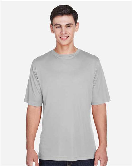 Team 365 Men’s Zone Performance t-shirt with a lightweight, breathable design and athletic fit. Features moisture-wicking fabric, ideal for workouts, sports, or everyday wear.