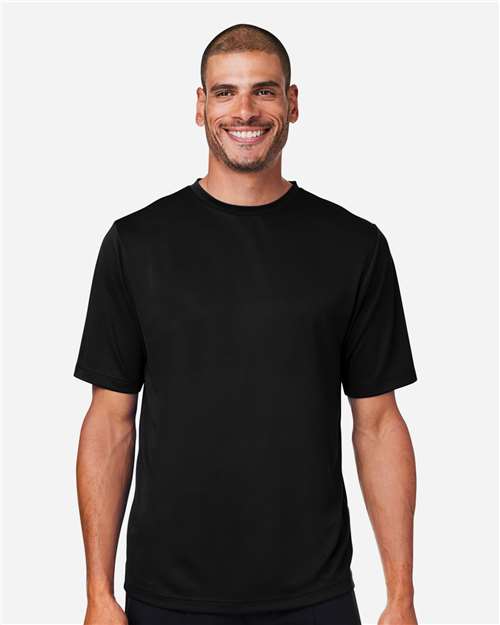Team 365 Men’s Zone Performance mesh t-shirt with a lightweight, breathable design and athletic fit. Features moisture-wicking mesh fabric, ideal for sports, workouts, or everyday active wear.