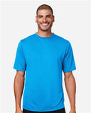 Team 365 Men’s Zone Performance mesh t-shirt with a lightweight, breathable design and athletic fit. Features moisture-wicking mesh fabric, ideal for sports, workouts, or everyday active wear.