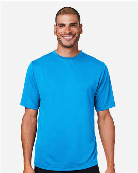 Team 365 Men’s Zone Performance mesh t-shirt with a lightweight, breathable design and athletic fit. Features moisture-wicking mesh fabric, ideal for sports, workouts, or everyday active wear.