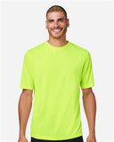 Team 365 Men’s Zone Performance mesh t-shirt with a lightweight, breathable design and athletic fit. Features moisture-wicking mesh fabric, ideal for sports, workouts, or everyday active wear.
