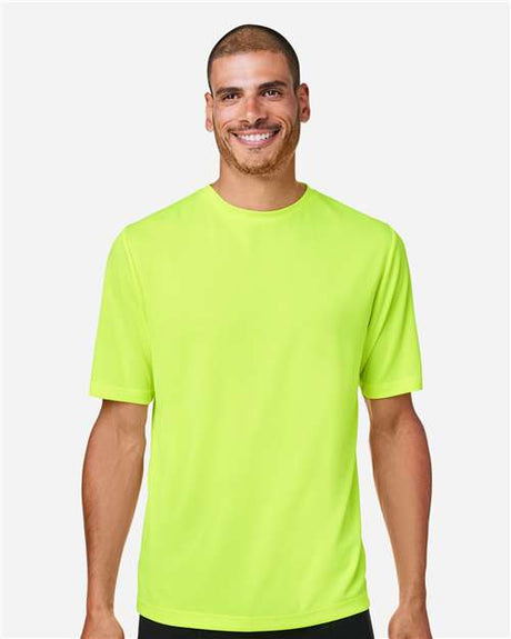Team 365 Men’s Zone Performance mesh t-shirt with a lightweight, breathable design and athletic fit. Features moisture-wicking mesh fabric, ideal for sports, workouts, or everyday active wear.
