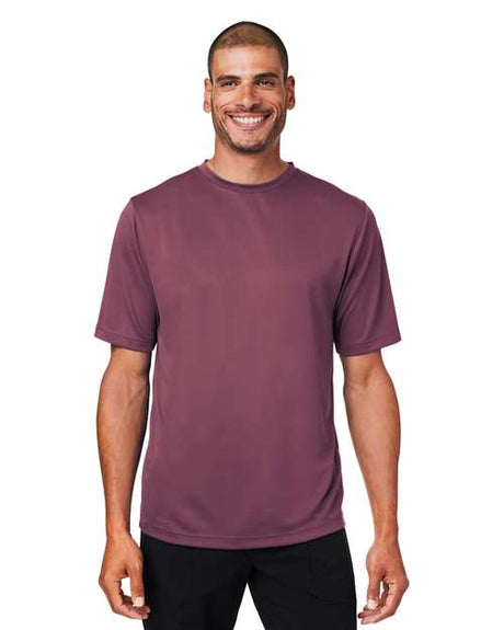 Team 365 Men’s Zone Performance mesh t-shirt with a lightweight, breathable design and athletic fit. Features moisture-wicking mesh fabric, ideal for sports, workouts, or everyday active wear.