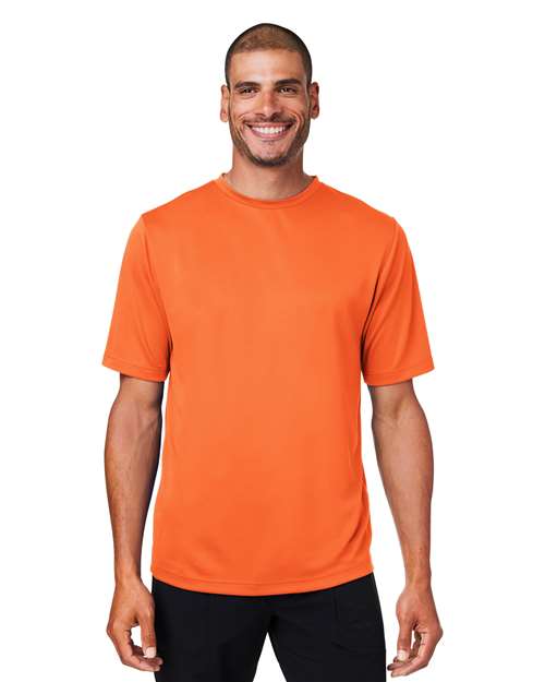 Team 365 Men’s Zone Performance mesh t-shirt with a lightweight, breathable design and athletic fit. Features moisture-wicking mesh fabric, ideal for sports, workouts, or everyday active wear.