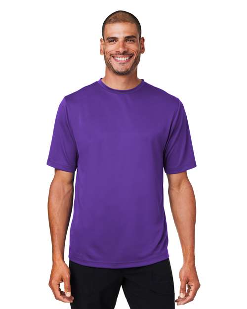 Team 365 Men’s Zone Performance mesh t-shirt with a lightweight, breathable design and athletic fit. Features moisture-wicking mesh fabric, ideal for sports, workouts, or everyday active wear.
