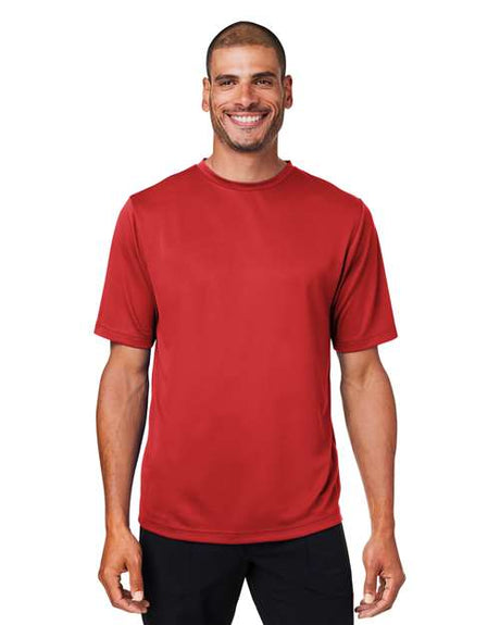 Team 365 Men’s Zone Performance mesh t-shirt with a lightweight, breathable design and athletic fit. Features moisture-wicking mesh fabric, ideal for sports, workouts, or everyday active wear.