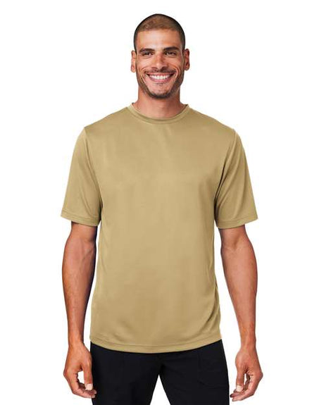 Team 365 Men’s Zone Performance mesh t-shirt with a lightweight, breathable design and athletic fit. Features moisture-wicking mesh fabric, ideal for sports, workouts, or everyday active wear.