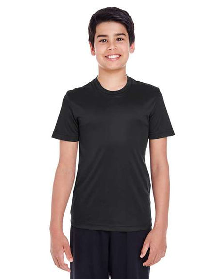 Team 365 Youth Zone Performance t-shirt with a lightweight, breathable design and athletic fit. Features moisture-wicking fabric, perfect for sports, school, or everyday active wear.