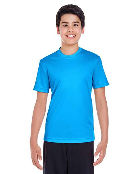 Team 365 Youth Zone Performance t-shirt with a lightweight, breathable design and athletic fit. Features moisture-wicking fabric, perfect for sports, school, or everyday active wear.