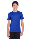 Team 365 Youth Zone Performance t-shirt with a lightweight, breathable design and athletic fit. Features moisture-wicking fabric, perfect for sports, school, or everyday active wear.