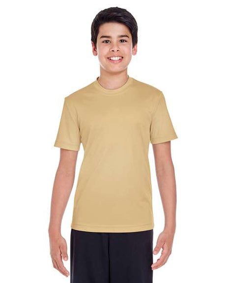 Team 365 Youth Zone Performance t-shirt with a lightweight, breathable design and athletic fit. Features moisture-wicking fabric, perfect for sports, school, or everyday active wear.