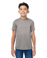 Team 365 Youth Zone Performance mesh t-shirt with a lightweight, breathable design and athletic fit. Features moisture-wicking fabric and mesh construction, perfect for sports, school, or active wear.