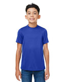 Team 365 Youth Zone Performance mesh t-shirt with a lightweight, breathable design and athletic fit. Features moisture-wicking fabric and mesh construction, perfect for sports, school, or active wear.