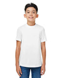 Team 365 Youth Zone Performance mesh t-shirt with a lightweight, breathable design and athletic fit. Features moisture-wicking fabric and mesh construction, perfect for sports, school, or active wear.