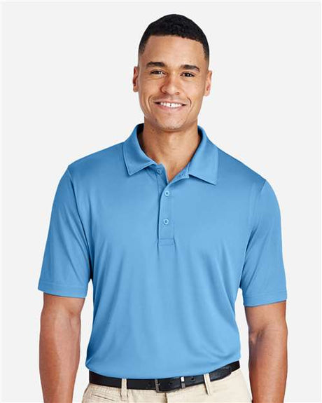 Team 365 Men’s Zone Performance polo with a clean, athletic fit and lightweight moisture-wicking fabric. Features a classic collar and short sleeves, ideal for active wear or professional settings.