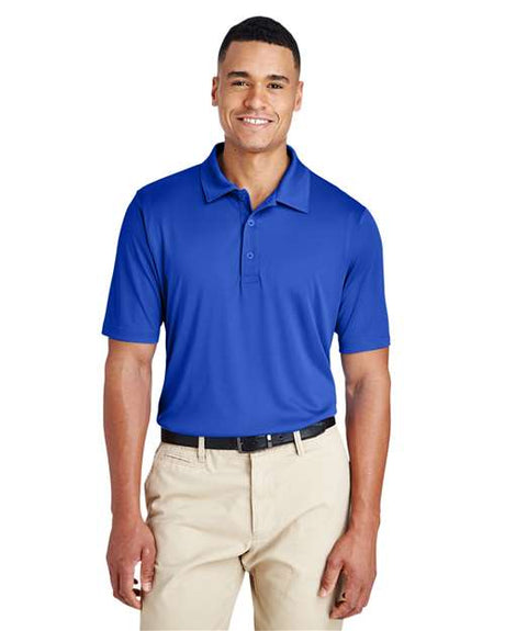 Team 365 Men’s Zone Performance polo with a clean, athletic fit and lightweight moisture-wicking fabric. Features a classic collar and short sleeves, ideal for active wear or professional settings.