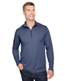 Team 365 - Men's Zone Sonic Heather Performance Quarter-Zip Pullover - TT31H