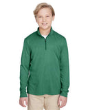 Team 365 - Youth Zone Sonic Heather Performance Quarter-Zip Pullover - TT31HY