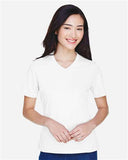 Team 365 Women’s Zone Performance t-shirt with a lightweight, breathable design and flattering athletic fit. Features moisture-wicking fabric, ideal for workouts or everyday active wear.