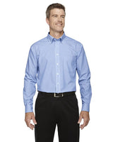 Devon & Jones - Men's Crown Collection® Banker Stripe Woven Dress Shirt - D645