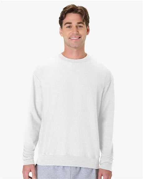 Hanes Unisex Beefy® Sweats premium heavyweight crewneck sweatshirt with a soft fleece interior and durable, classic fit. Features a ribbed neckline and cuffs, ideal for everyday comfort and layering.