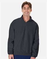 Hanes - Unisex Beefy® Sweats Premium Heavyweight Quarter-Zip Sweatshirt - OG900