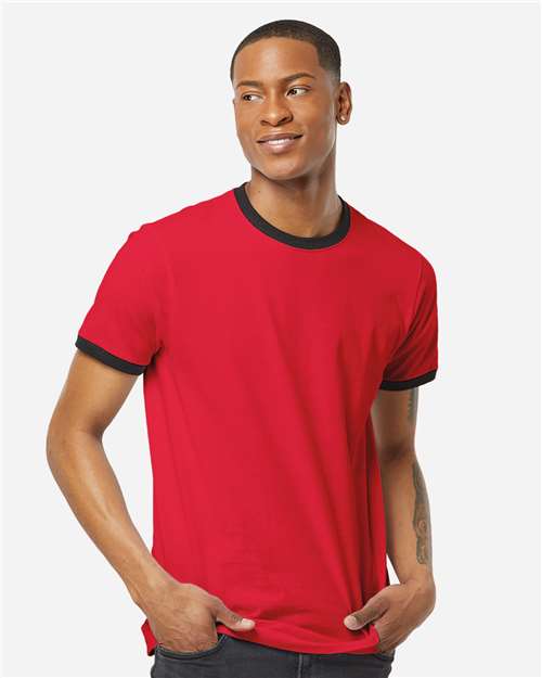 Tultex - Unisex Fine Jersey Ringer T-Shirt - 246