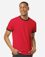 Tultex - Unisex Fine Jersey Ringer T-Shirt - 246