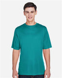Team 365 Men’s Zone Performance t-shirt with a lightweight, breathable design and athletic fit. Features moisture-wicking fabric, ideal for workouts, sports, or everyday wear.