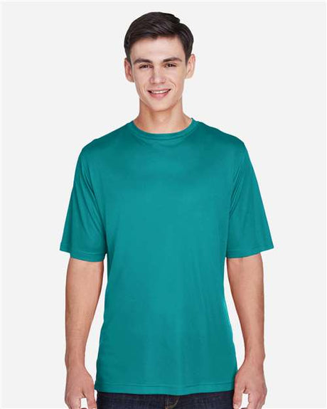 Team 365 Men’s Zone Performance t-shirt with a lightweight, breathable design and athletic fit. Features moisture-wicking fabric, ideal for workouts, sports, or everyday wear.