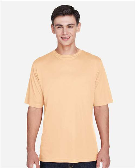 Team 365 Men’s Zone Performance t-shirt with a lightweight, breathable design and athletic fit. Features moisture-wicking fabric, ideal for workouts, sports, or everyday wear.
