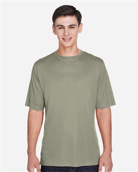 Team 365 Men’s Zone Performance t-shirt with a lightweight, breathable design and athletic fit. Features moisture-wicking fabric, ideal for workouts, sports, or everyday wear.