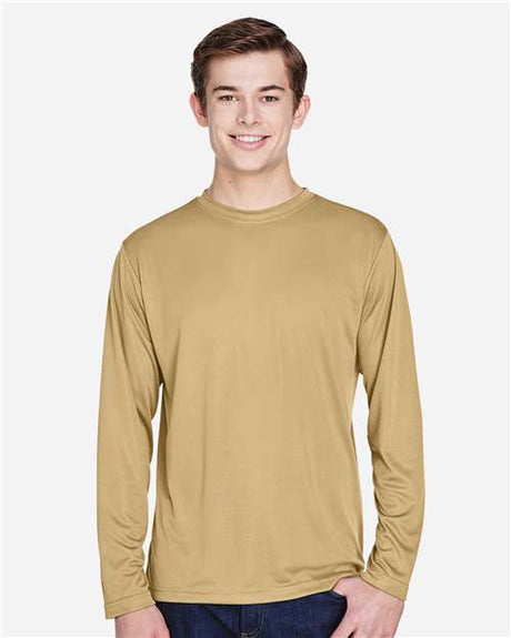 Team 365 Men’s Zone Performance long sleeve t-shirt with a lightweight, breathable design and athletic fit. Features moisture-wicking fabric, making it ideal for sports, work, or everyday active wear.