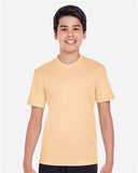 Team 365 Youth Zone Performance t-shirt with a lightweight, breathable design and athletic fit. Features moisture-wicking fabric, perfect for sports, school, or everyday active wear.
