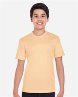 Team 365 Youth Zone Performance t-shirt with a lightweight, breathable design and athletic fit. Features moisture-wicking fabric, perfect for sports, school, or everyday active wear.