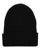 YP Classics - Waffle Cuffed Knit Beanie - 2501KC