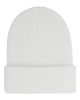 YP Classics - Waffle Cuffed Knit Beanie - 2501KC