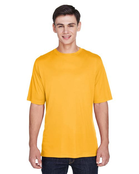 Team 365 Men’s Zone Performance t-shirt with a lightweight, breathable design and athletic fit. Features moisture-wicking fabric, ideal for workouts, sports, or everyday wear.