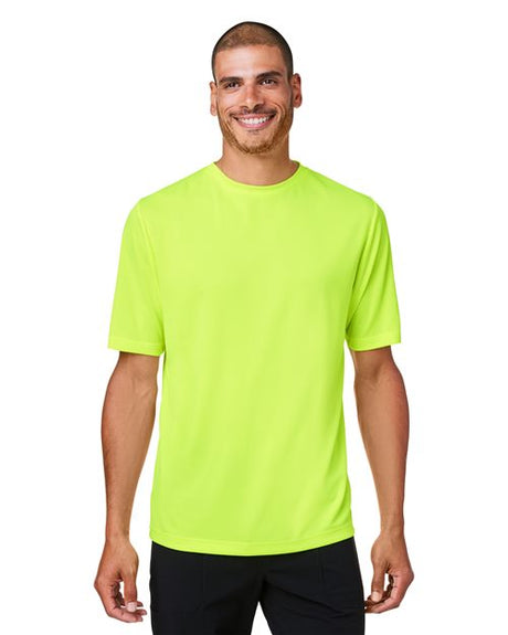 Team 365 Men’s Zone Performance mesh t-shirt with a lightweight, breathable design and athletic fit. Features moisture-wicking mesh fabric, ideal for sports, workouts, or everyday active wear.