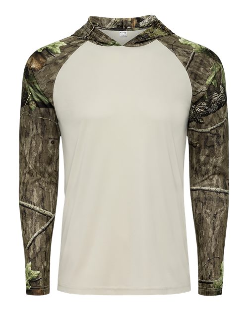 Paragon - Men's Biloxi Performance Colorblocked Hooded Long Sleeve T-Shirt - 241P