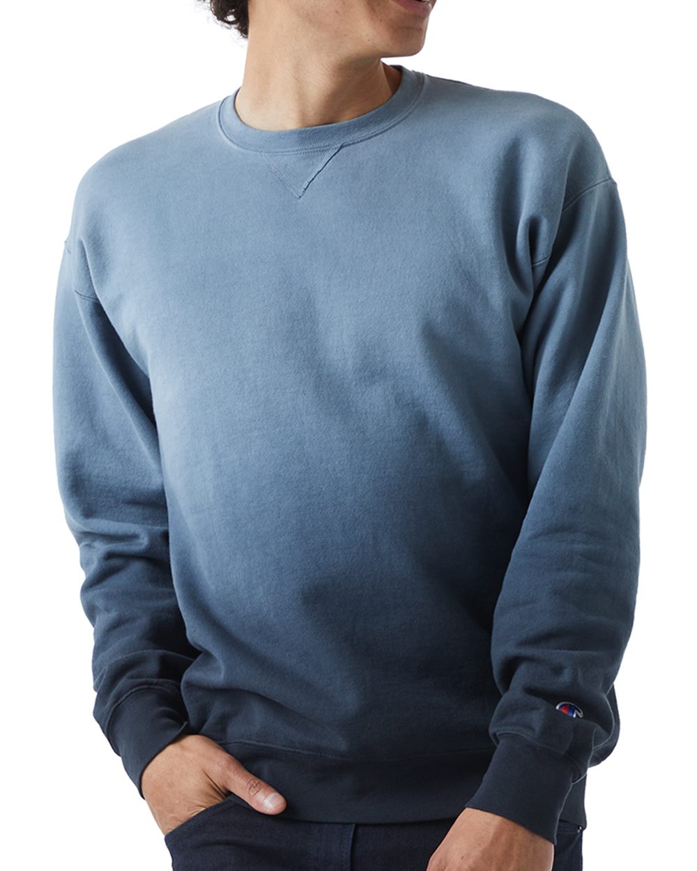 Champion - Unisex Dip Dye Crewneck Sweatshirt - CD400D