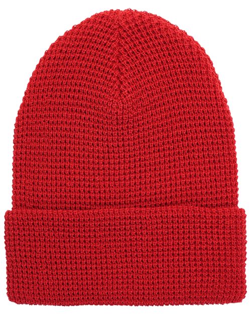 YP Classics - Waffle Cuffed Knit Beanie - 2501KC
