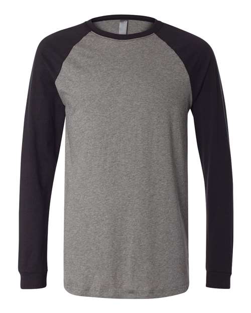 BELLA + CANVAS - Men's Long Sleeve Jersey Baseball Tee - 3000