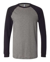 BELLA + CANVAS - Men's Long Sleeve Jersey Baseball Tee - 3000