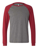 BELLA + CANVAS - Men's Long Sleeve Jersey Baseball Tee - 3000