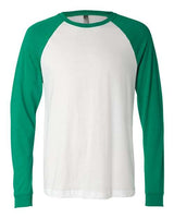 BELLA + CANVAS - Men's Long Sleeve Jersey Baseball Tee - 3000