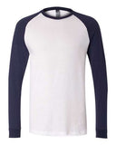 BELLA + CANVAS - Men's Long Sleeve Jersey Baseball Tee - 3000